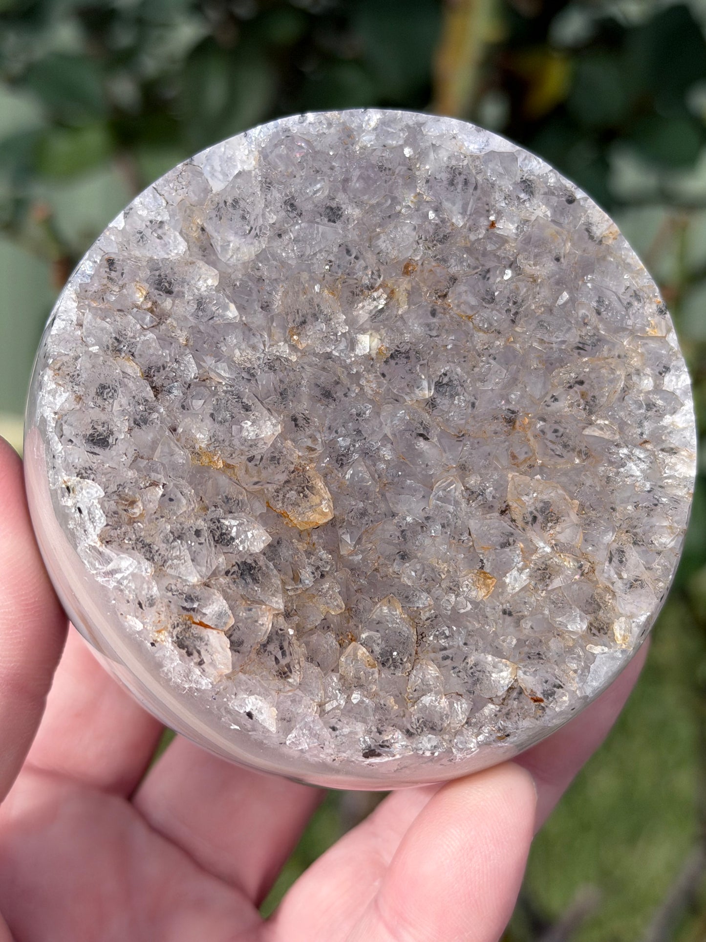 Banded Agate Druzy Sphere – 7.8cm | 475g
