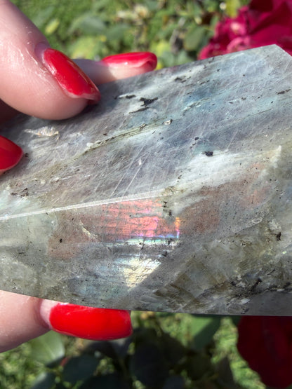 Labradorite Crystal Freeform – Rainbow Flash | 159g E