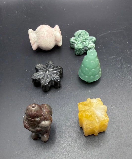 Christmas Miniature Crystal Bundle – Set of 6