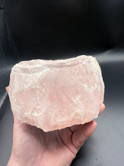 Rose Quartz Raw Candle Holder