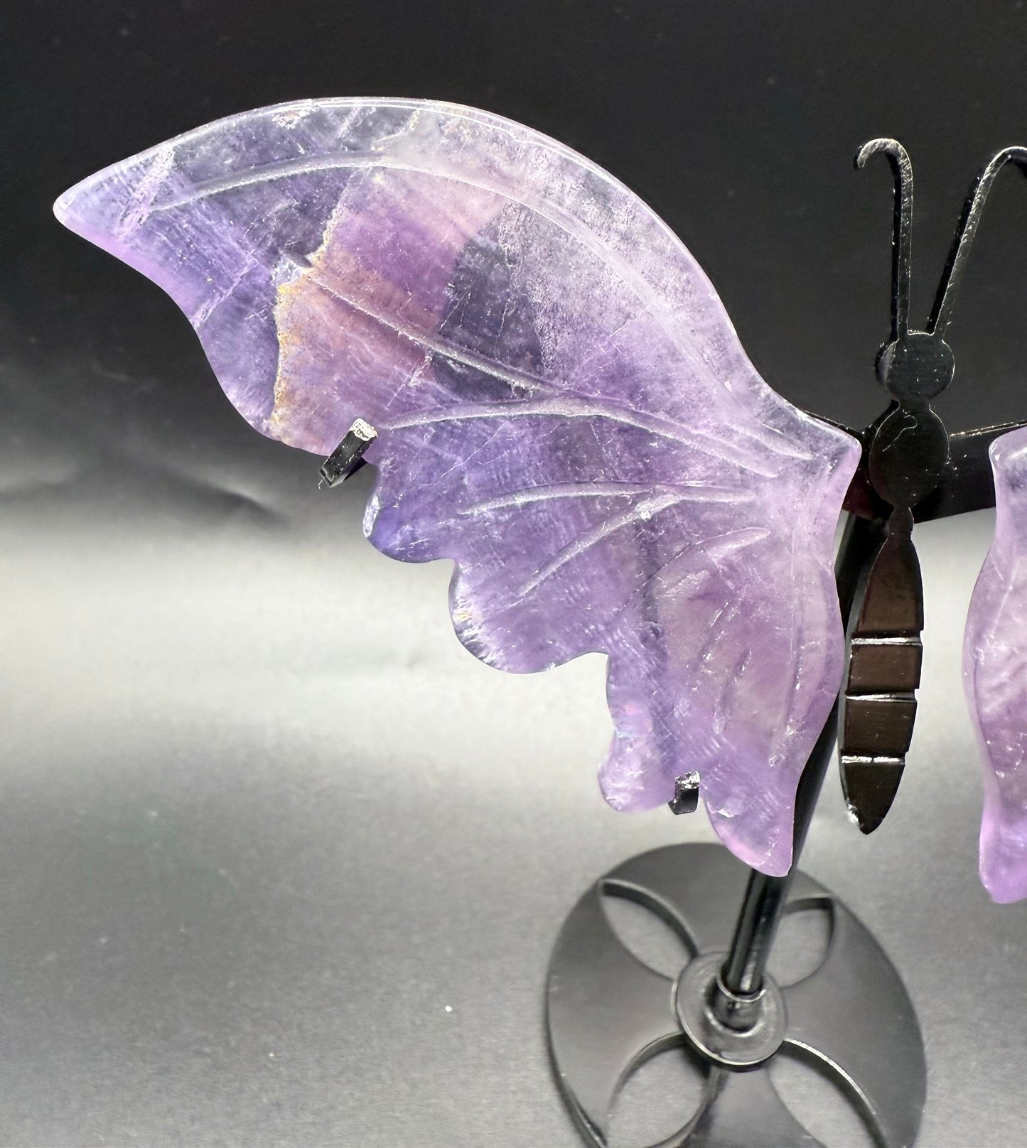 Amethyst Butterfly with Stand