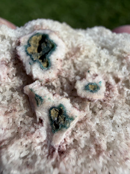 Jalgaon Apophyllite on Chalcedony Cluster | 23g