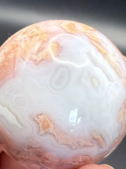 Druzy Pink Petal Agate