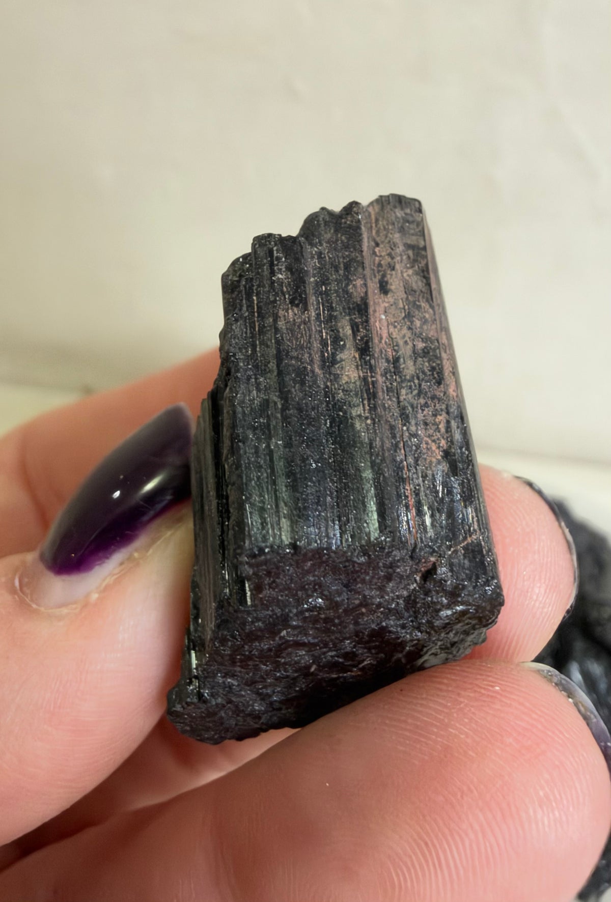 Raw Black Tourmaline Pieces – 20g Pack | Intuitively Chosen