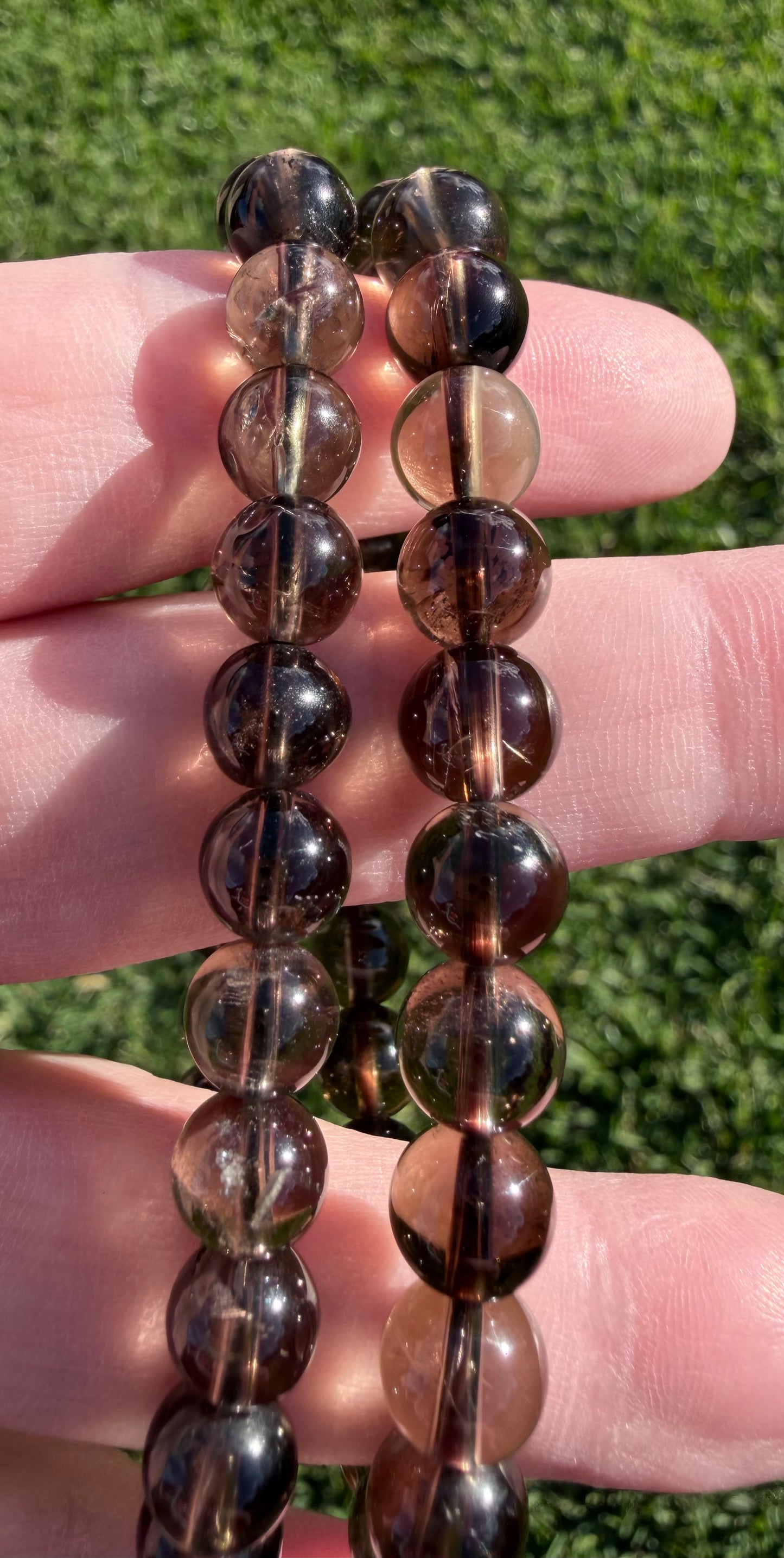 8mm Smoky Quartz Bracelet