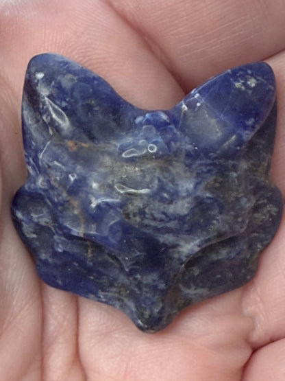 Sodalite mini Fox Mask