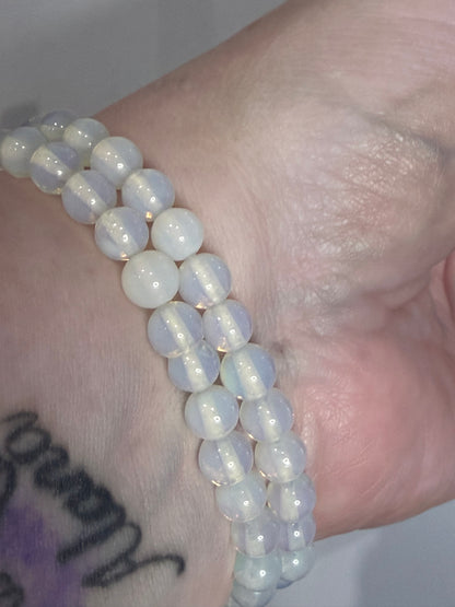 6mm Opalite Bracelet – Calm Energy • Emotional Balance • Clear Communication