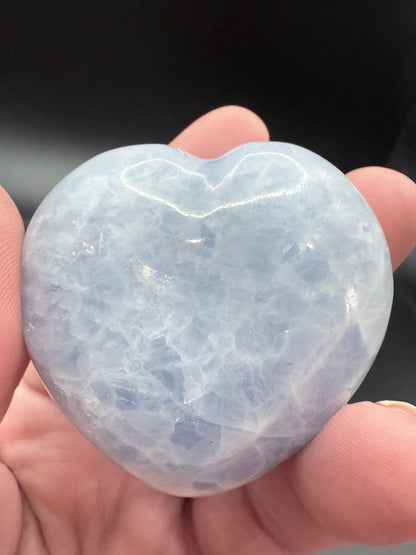 Blue Celestite Heart – 5cm