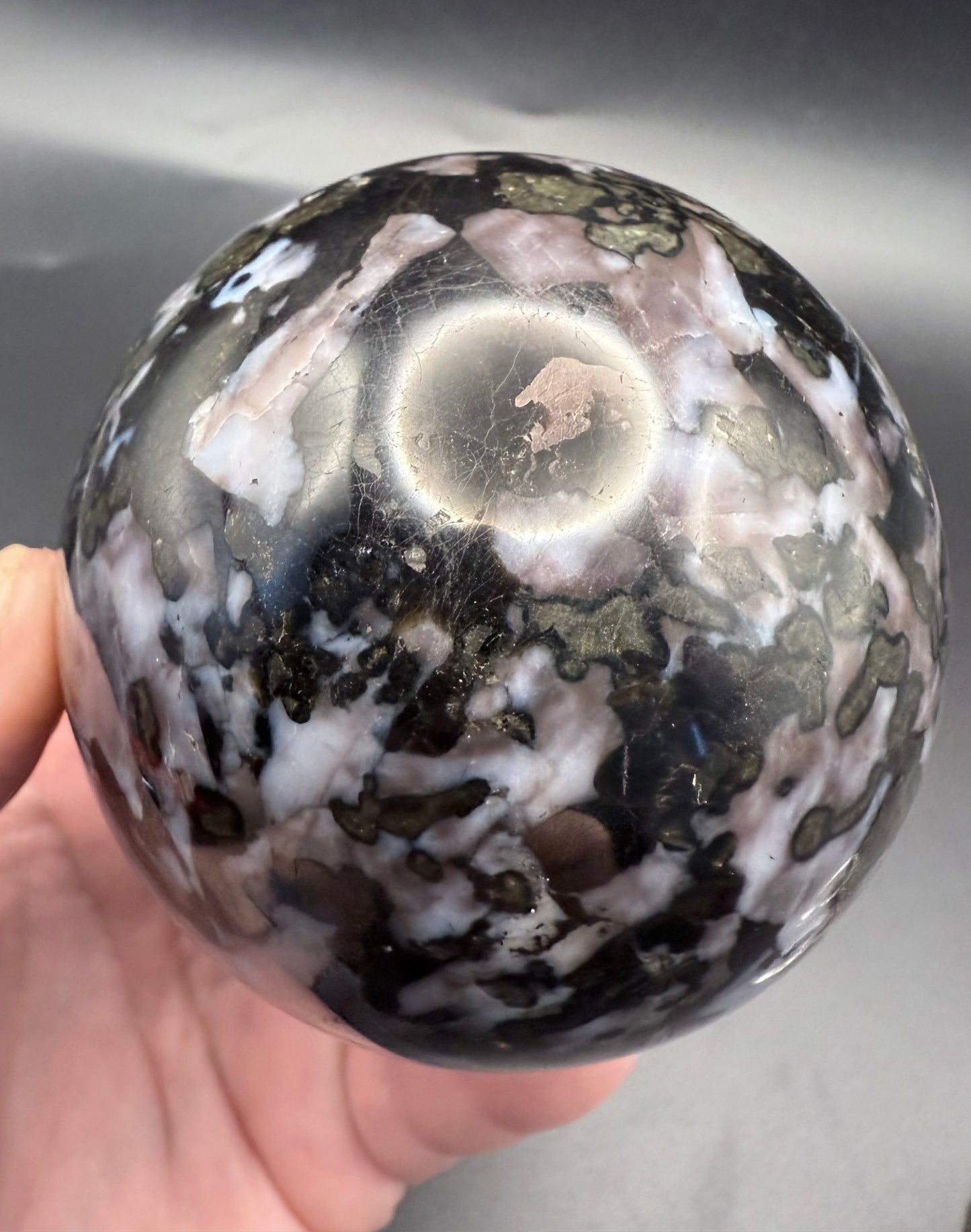 Mystic Merlinite (Indigo Gabbro) Sphere