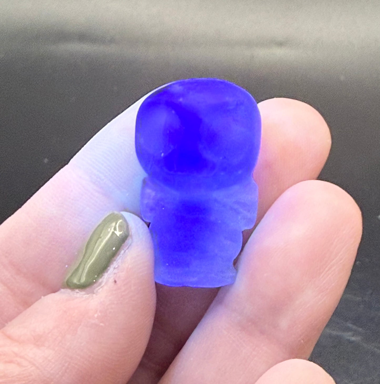 Green Fluorite Jack Skellington Carving – 3.2cm