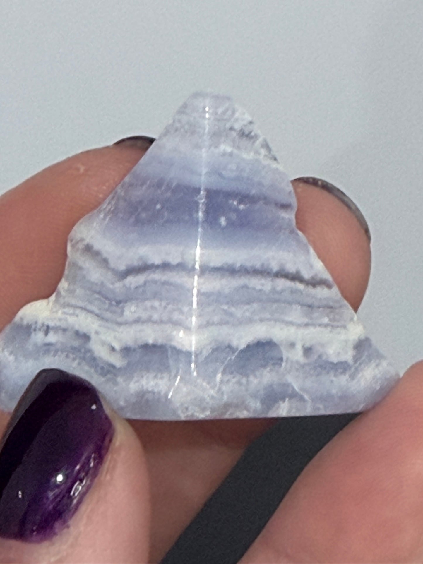 Blue Lace Agate Mini Freeform with Druzy F