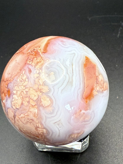 Druzy Pink Petal Agate