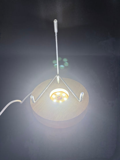 Crystal Display Light Base with Stand