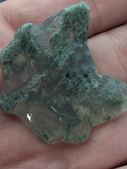 Moss Agate Mini Fox mask