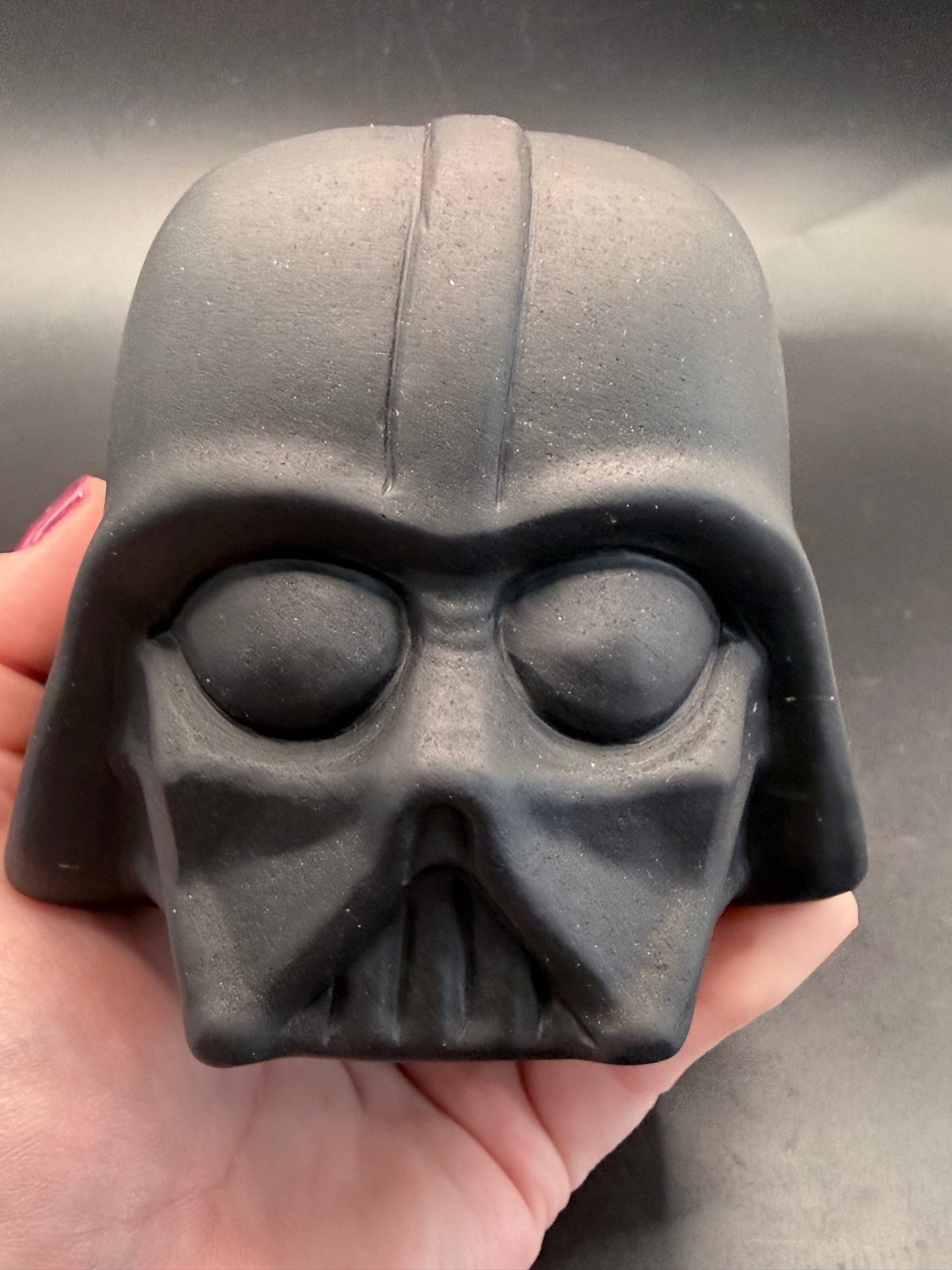Large Darth Vader helmet – Black Obsidian Carving