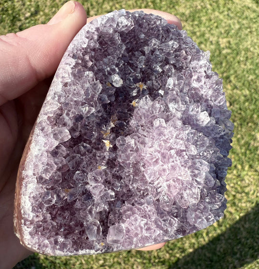 Rainbow Amethyst with Rare Pineapple Cluster – 526g / 9cm - Crystal wonderland By Lisa