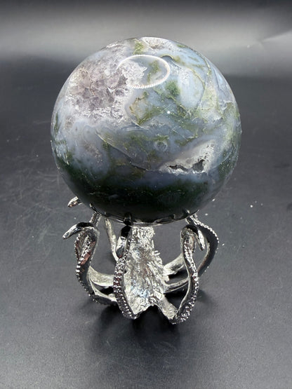 Octopus Sphere Stand – Silver Finish