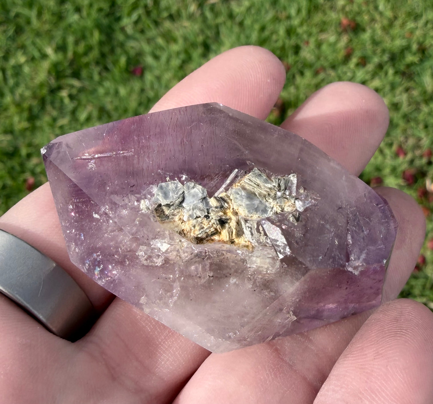 Included Amethyst Double Terminated Point Madagascar – 63g