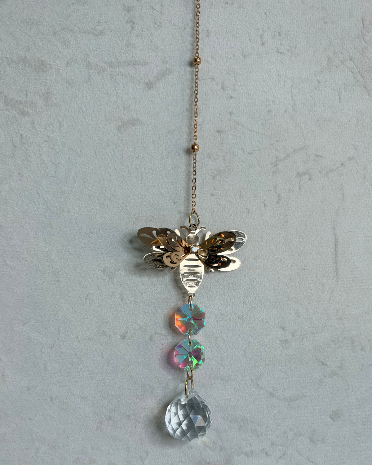 Gold Bee Suncatcher – 30cm