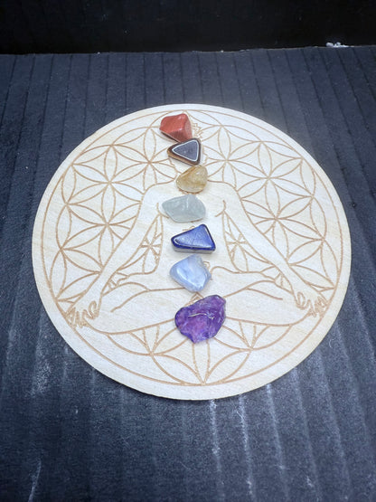 Chakra Stone Grid Set