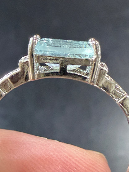 Adjustable Aquamarine Ring