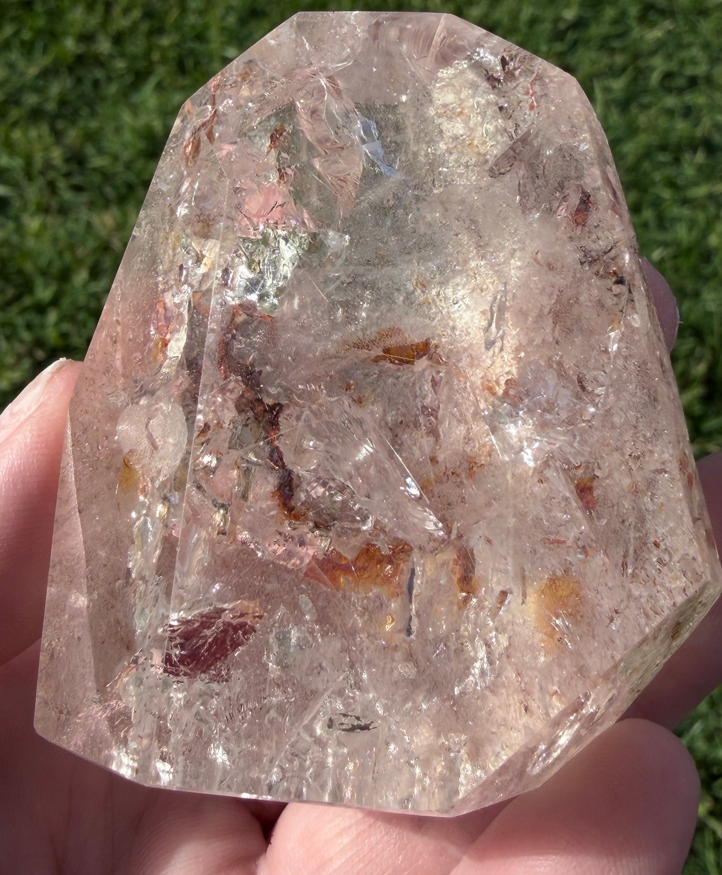 Included Clear Quartz Freeform – Madagascar Origin | Natural Inclusions | 135g