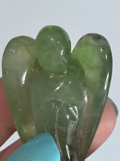 Green Fluorite Angel – 6cm A -