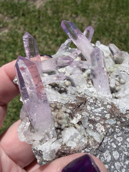 VERA CRUZ AMETHYST CLUSTER ON MATRIX — COLLECTOR PIECE 260g