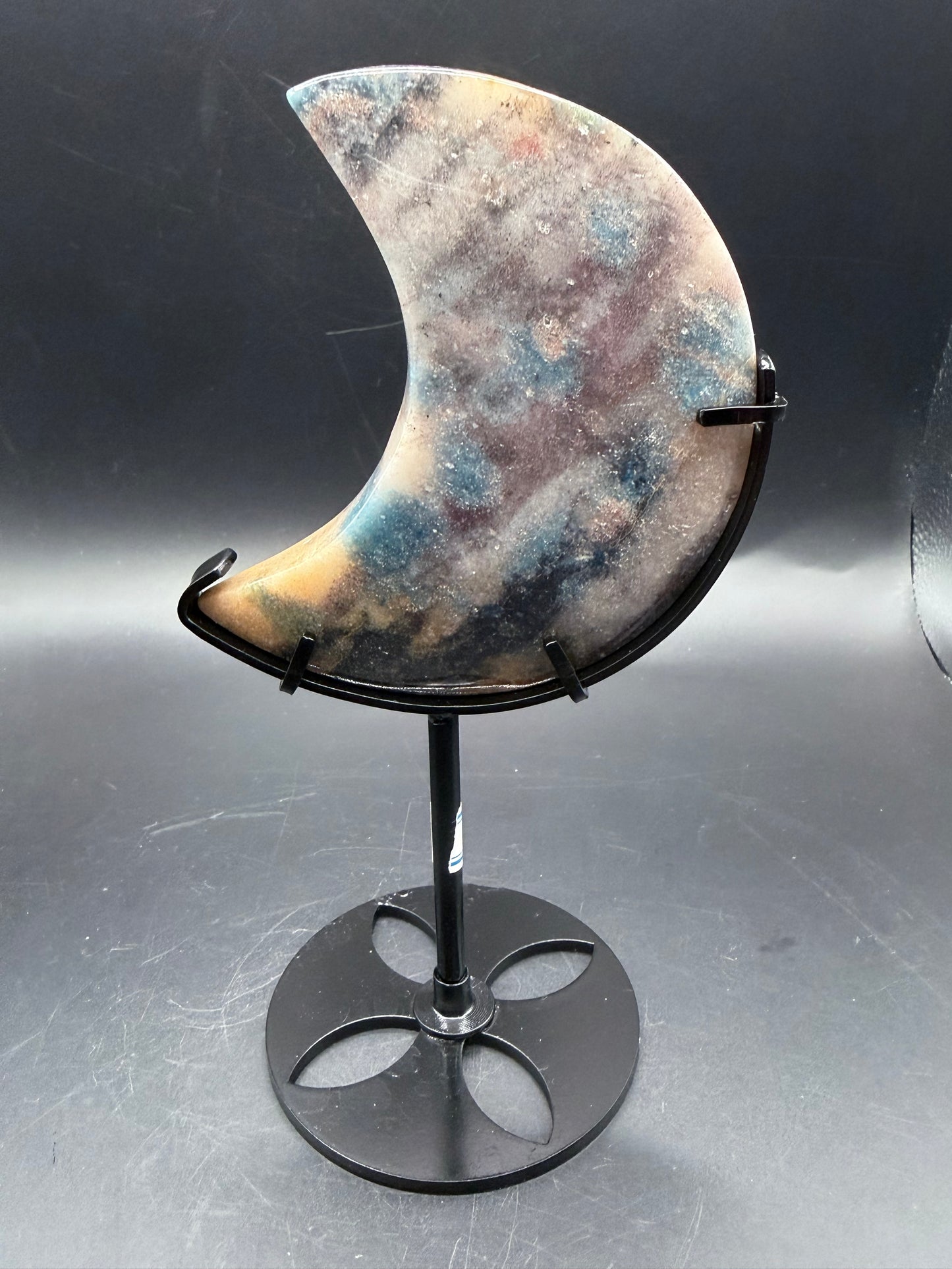 Trolleite Moon on Custom Stand