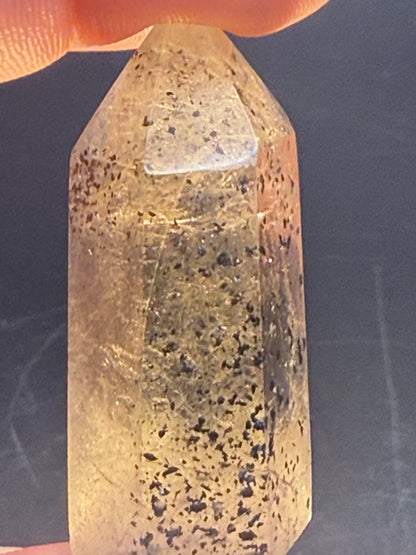 Smokey Citrine Tower with Inclusions