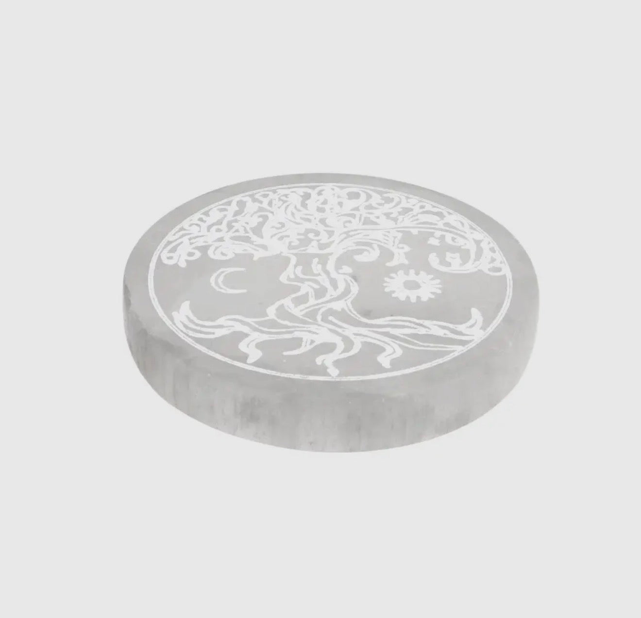 Extra Sun and Moon Circular Selenite Plate