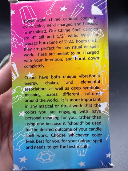 MAGIC SPELL CANDLES - Aura 20pcs - Crystal wonderland By Lisa