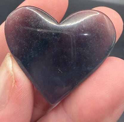 Fluorite Hearts Assorted Colours – 4cm