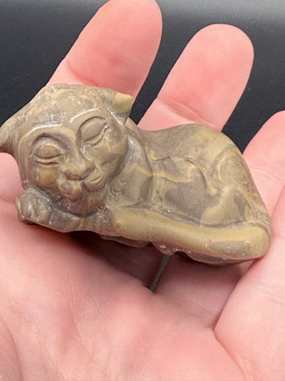 Sleeping Lion (Simba) Yellow Jasper