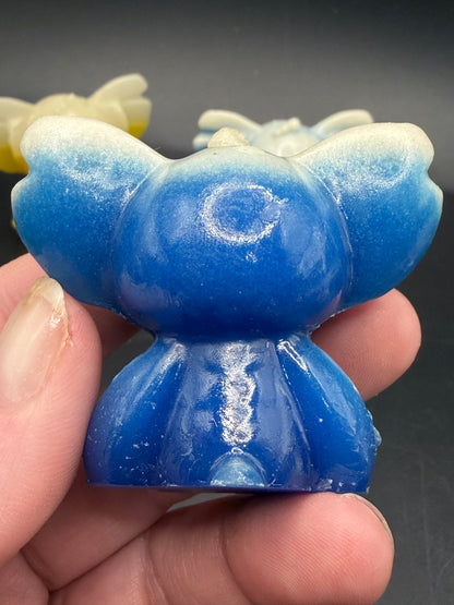 Stitch Luminous Blue Carving