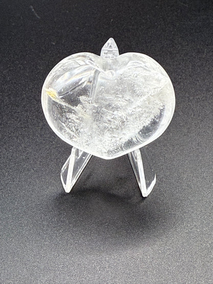 Clear Quartz Heart – 3cm (Intuitively Chosen)