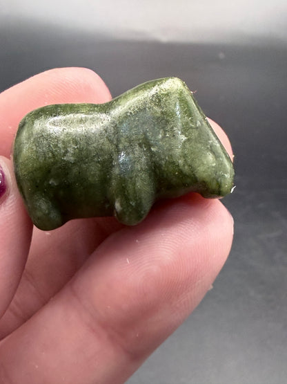 Mini Crystal Hippo Carvings – Strength, Calm & Emotional Balance