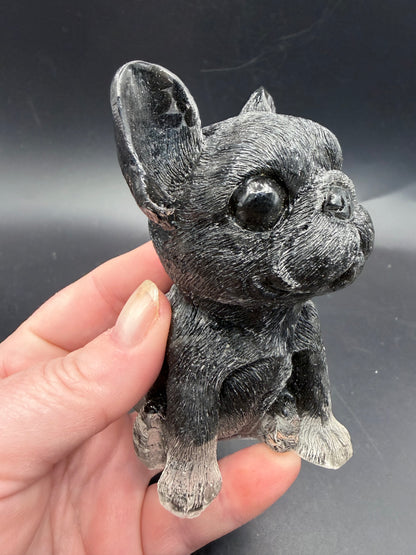 Black Obsidian French Bulldog – 12cm