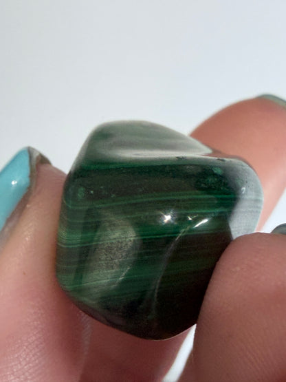 Malachite Tumble Stone H -