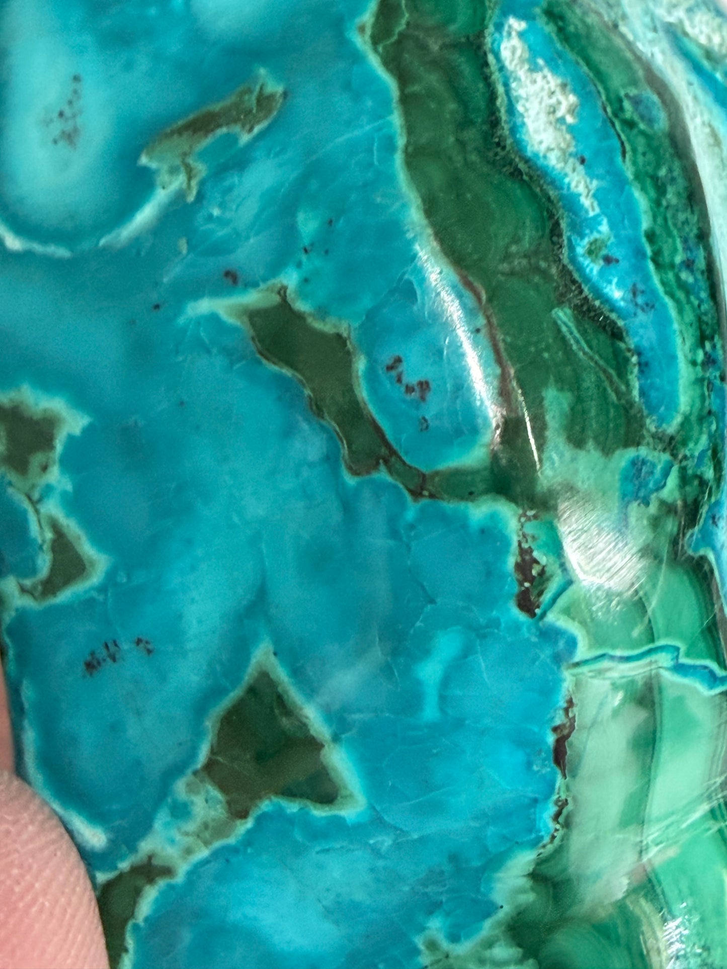 Chrysocolla with Malachite Freeform Premium– Madagascar – 275g -