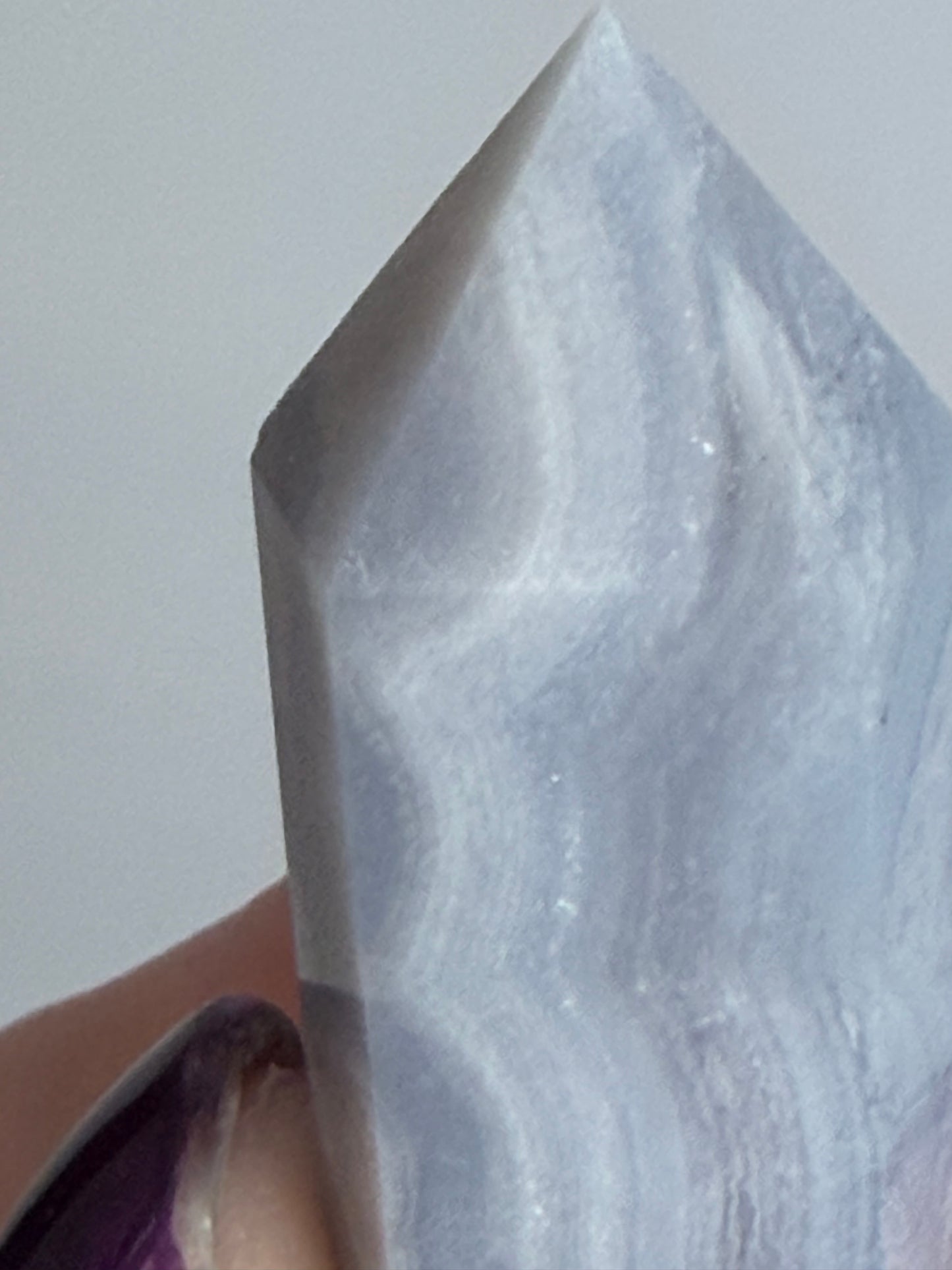 Blue Lace Agate Tower – 4.8cm | 21g