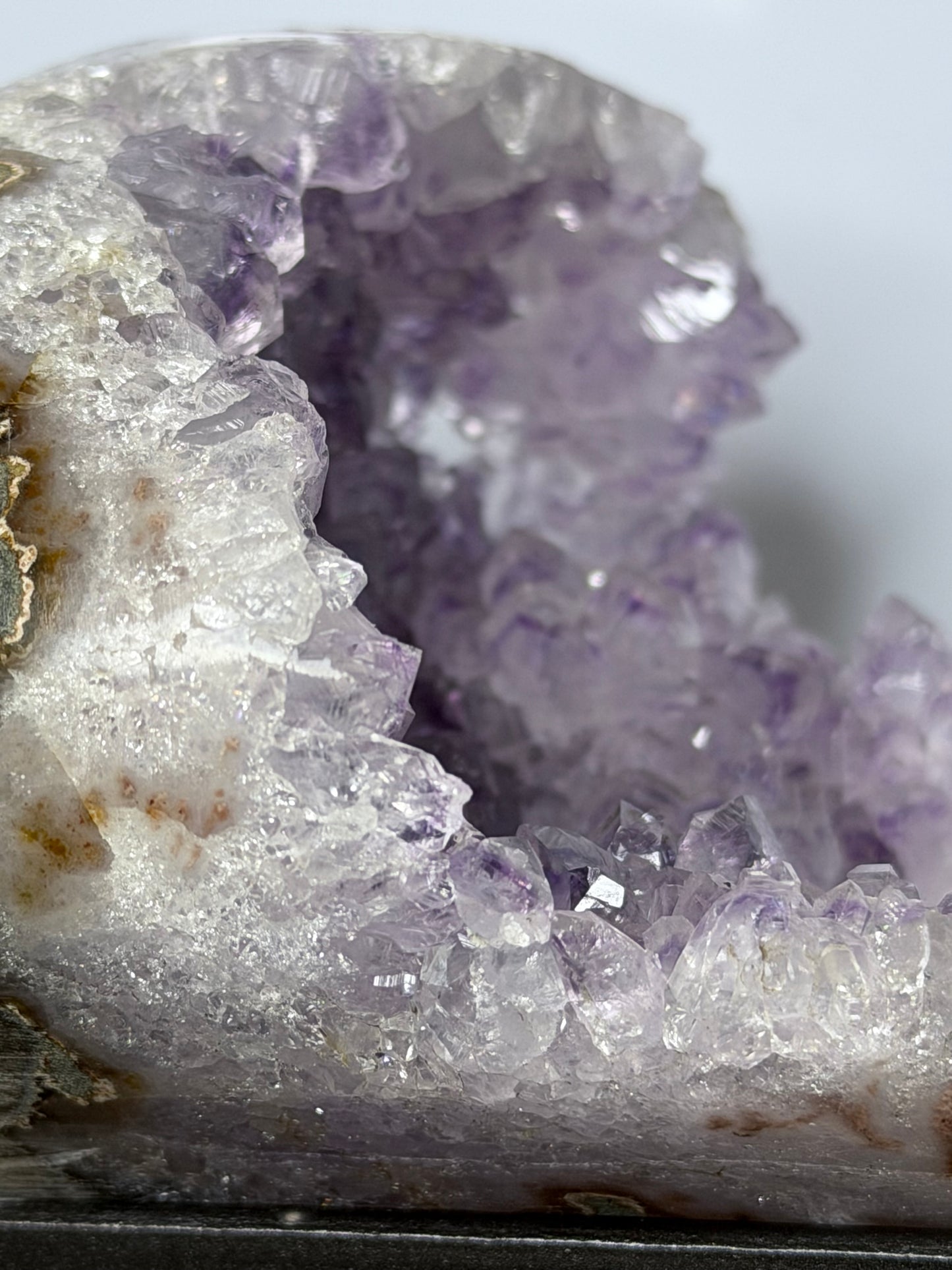 Phantom Amethyst Geode on Stand | Natural Brazilian Display Crystal | 1.5kg