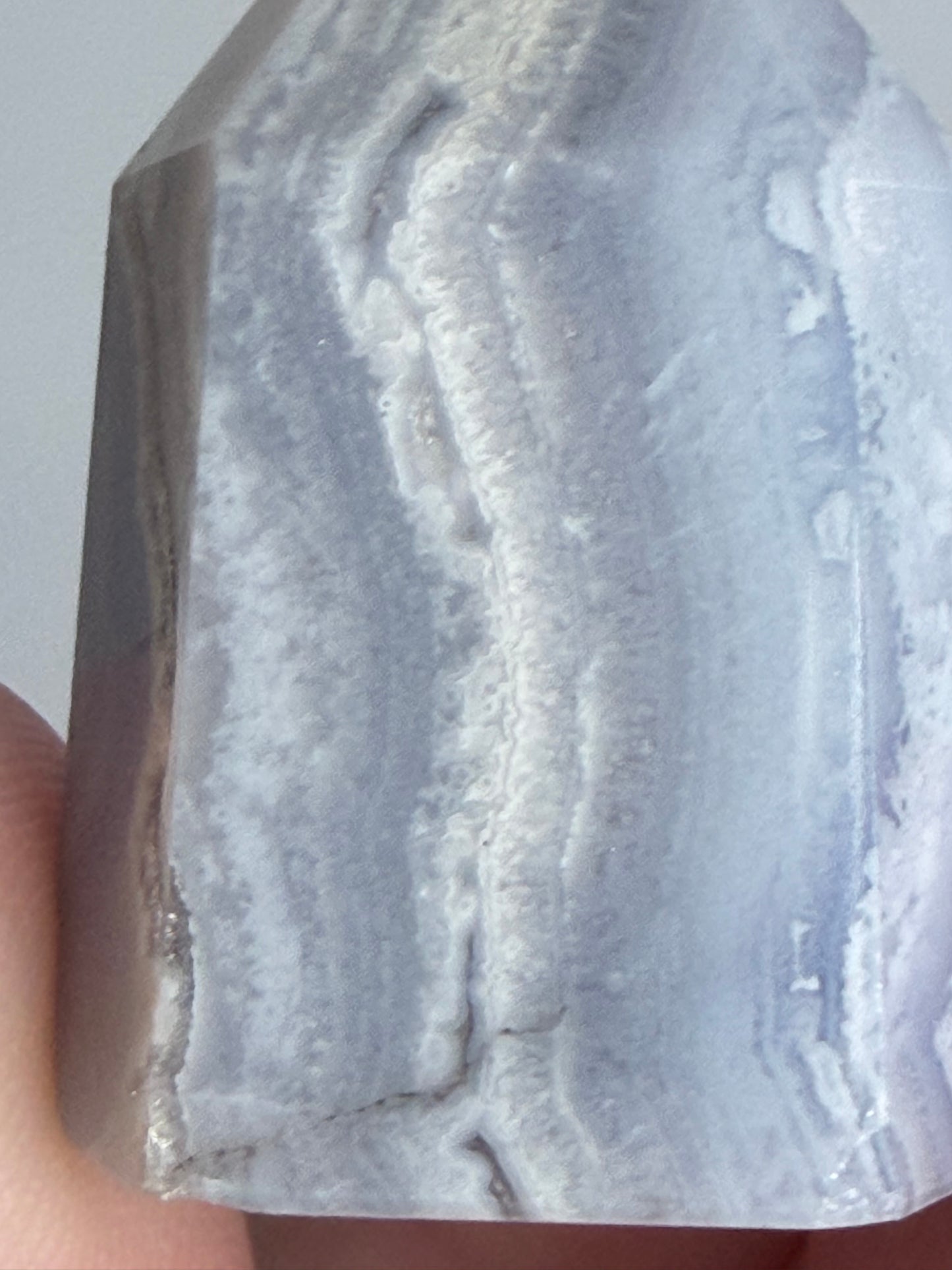 Blue Lace Agate Tower – 3.6cm | 22g