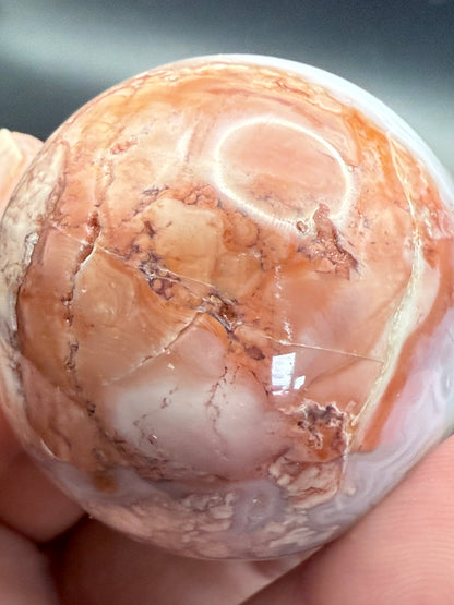 Druzy Pink Petal Agate