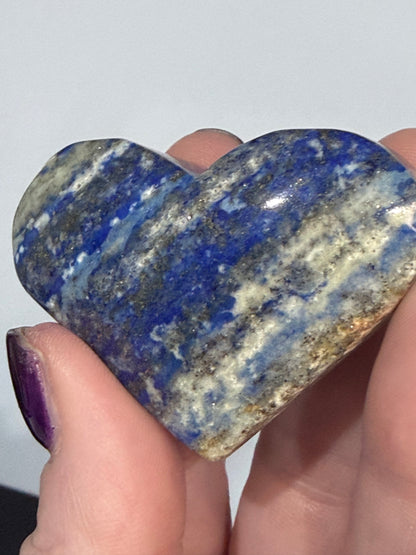 Lapis Lazuli Self-Standing Heart C