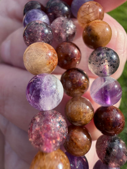 High Quality 6mm Mixed Quartz Bracelet