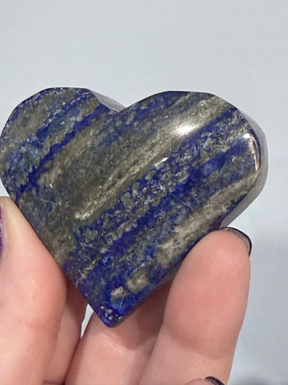 Lapis Lazuli Self-Standing Heart E