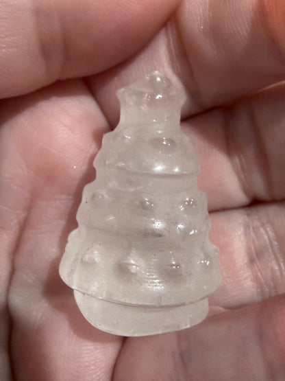Christmas Tree Crystal Mini Carving – Various Materials