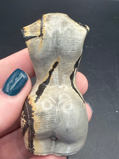 Picture Jasper Goddess Body Carving – Protection • Confidence • Earth Energy