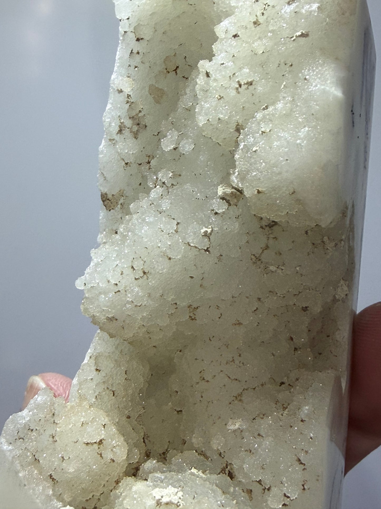 Moss Agate Druzy Tower – 12.5cm